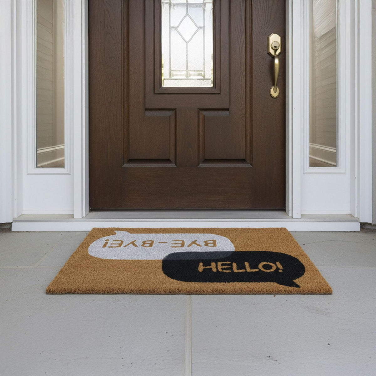 Coconut Fibre Welcome Mat – Non-Slip, Indoor/Outdoor Use