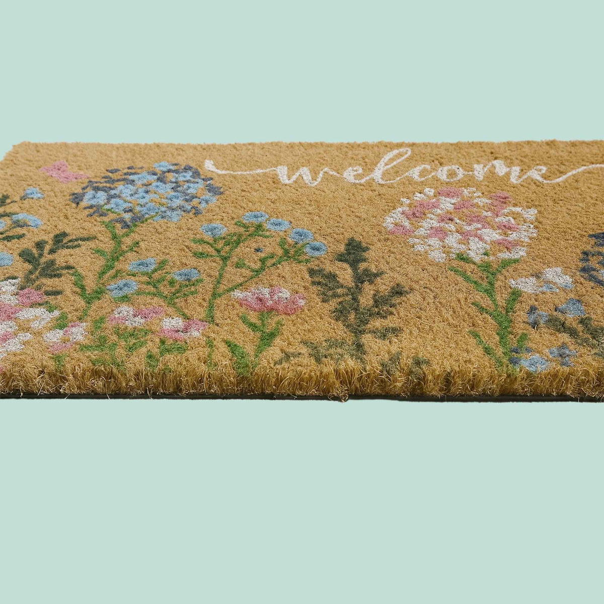 Coconut Fibre Welcome Mat – Non-Slip, Indoor/Outdoor Use