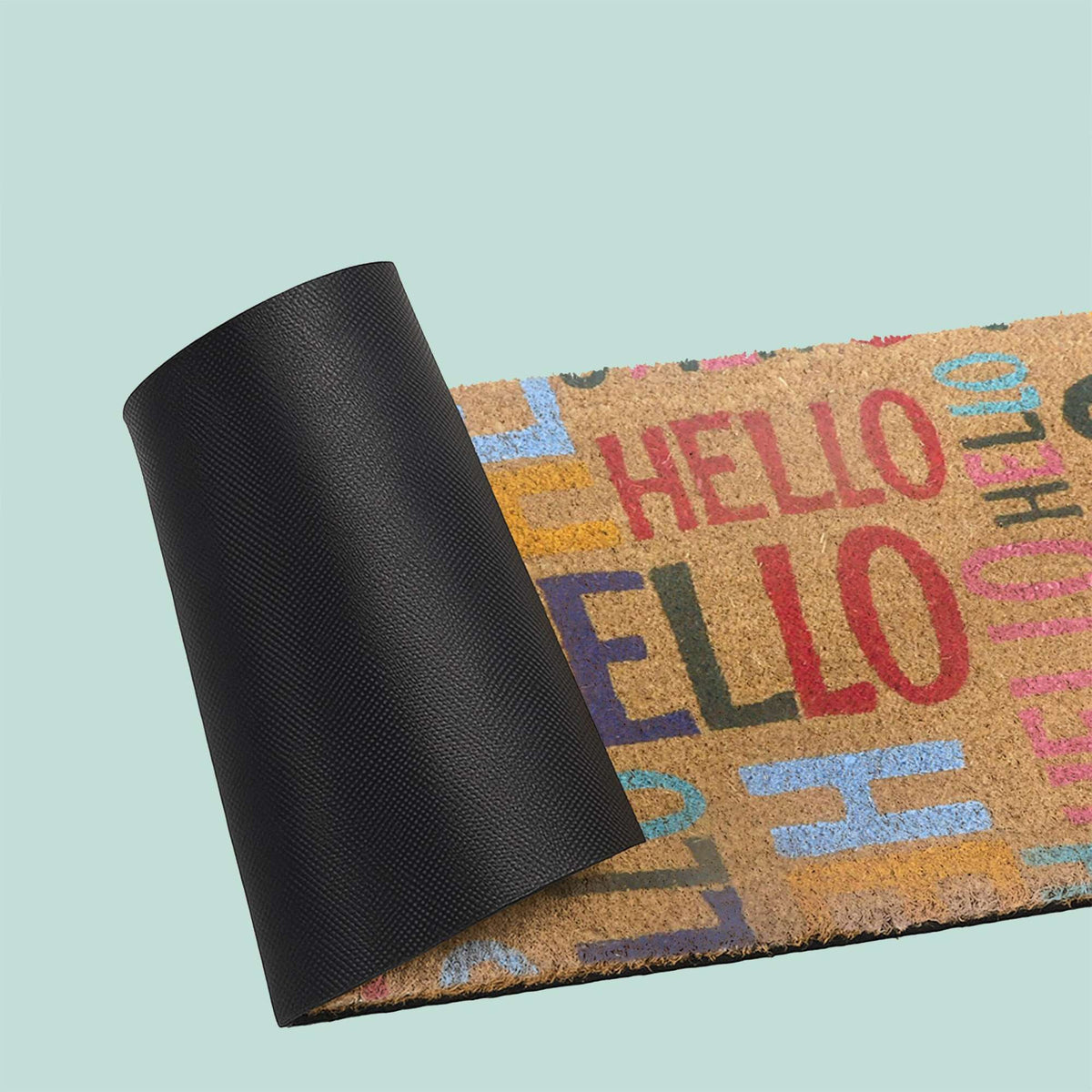 Coconut Fibre Welcome Mat – Non-Slip, Indoor/Outdoor Use