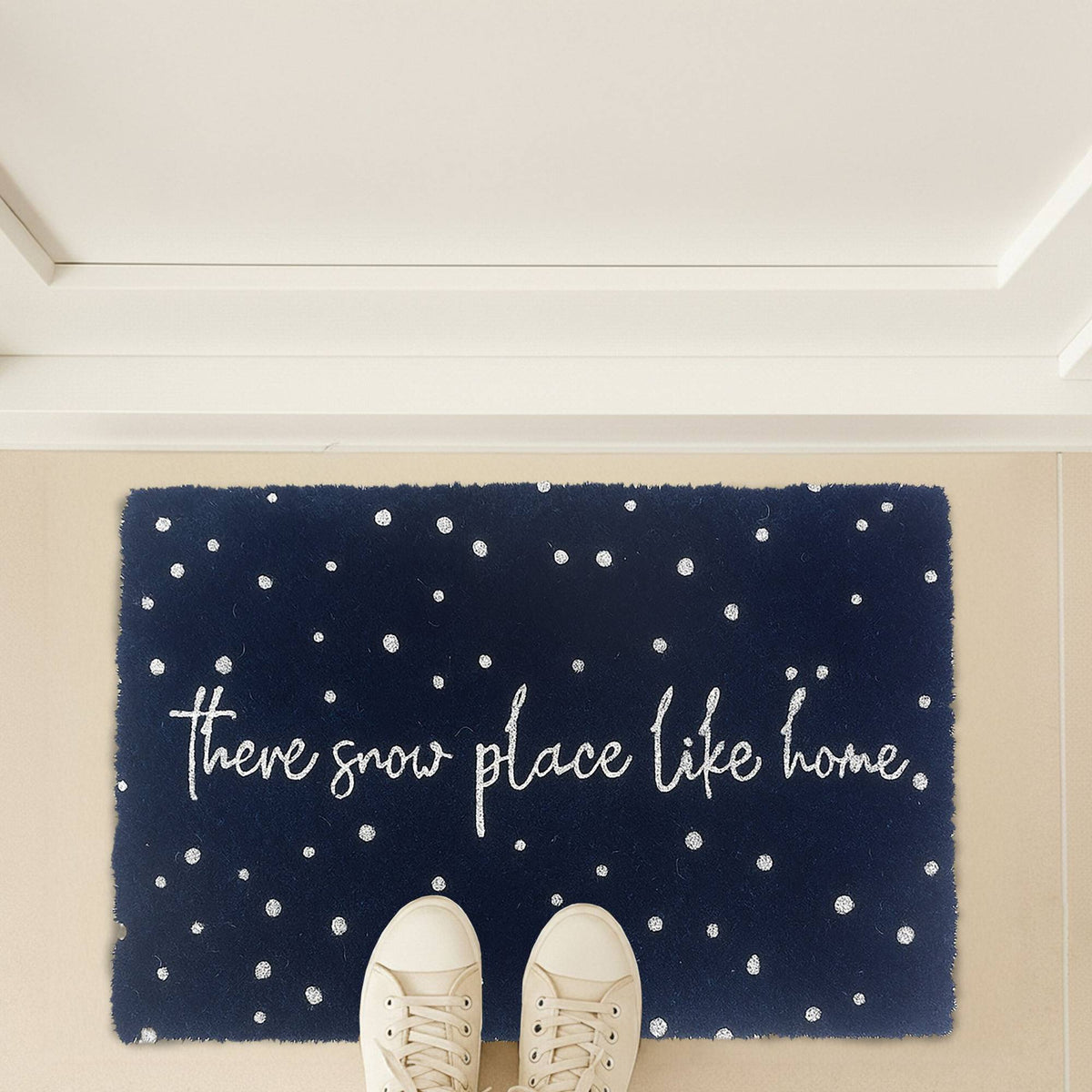 Coconut Fibre Winter Doormat, 60x40 cm, Non-Slip