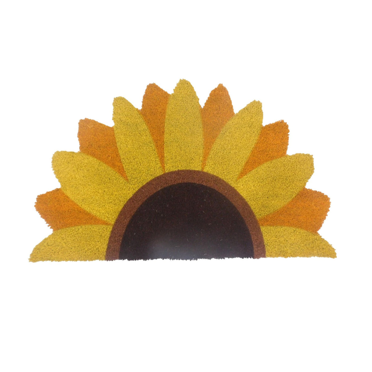 Coconut Half-Round Doormat, 80x50 cm, Non-Slip