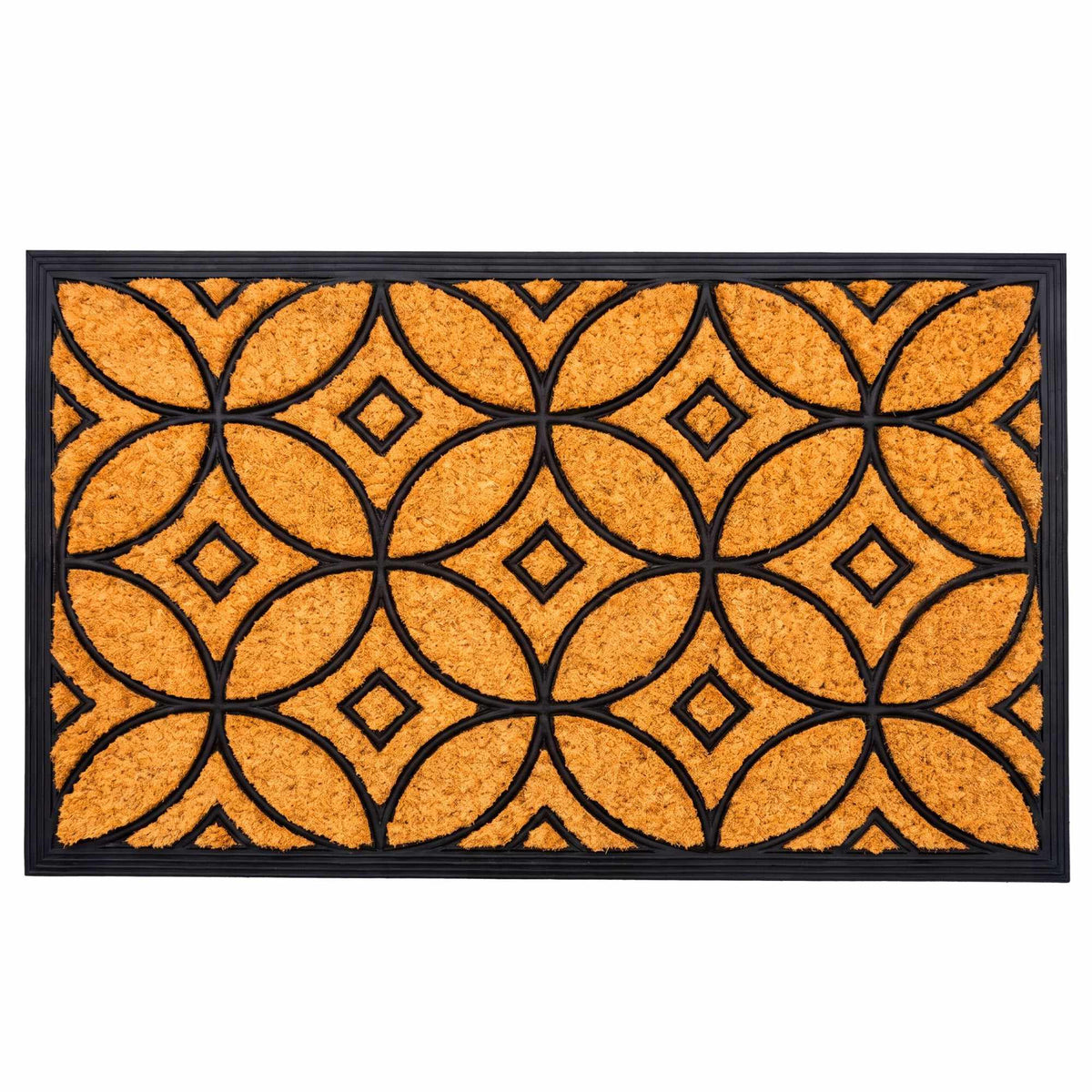 Coconut & Rubber Doormat, 75x45 cm, Non-Slip Backing