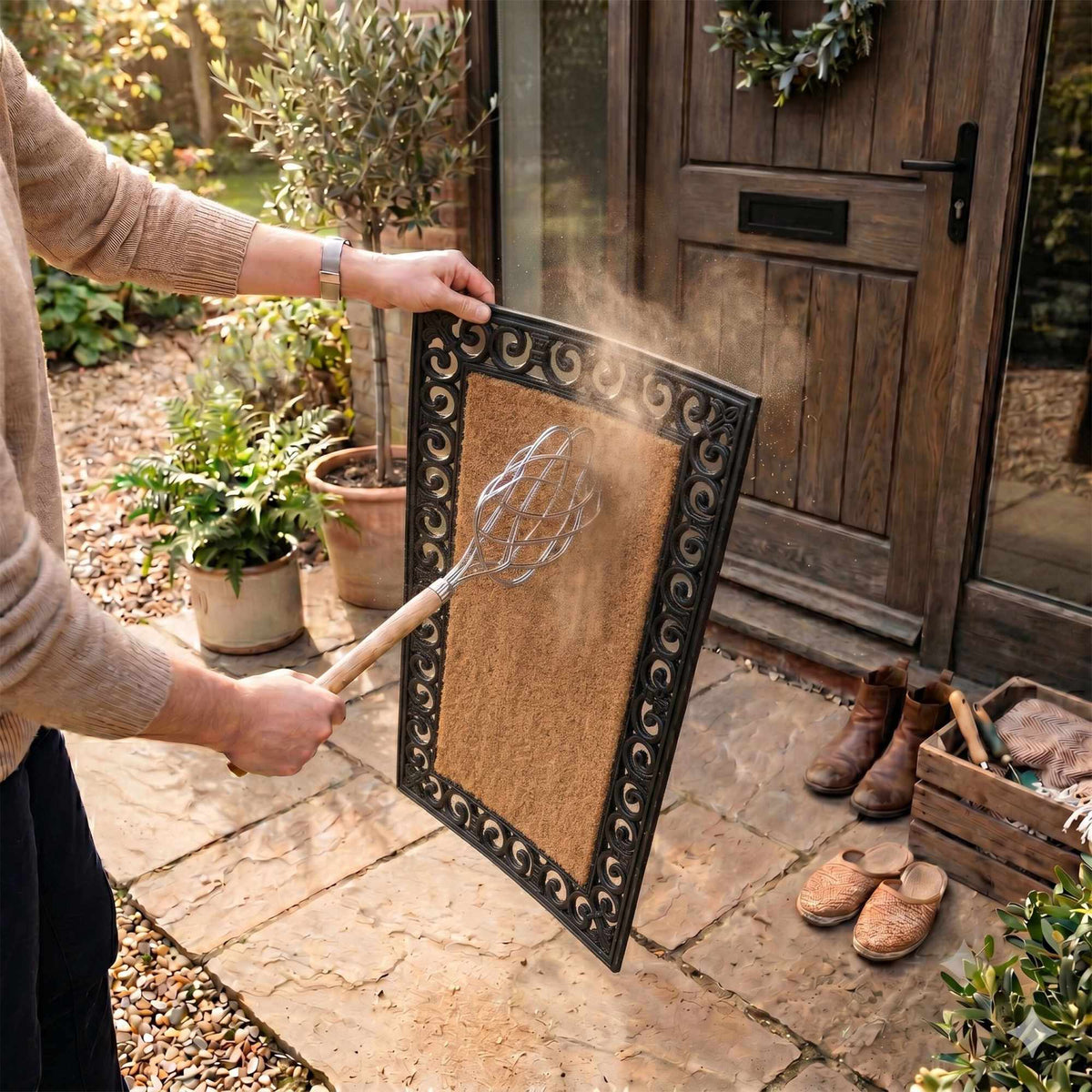 Coconut & Rubber Doormat, 75 x 45 cm, Non-Slip