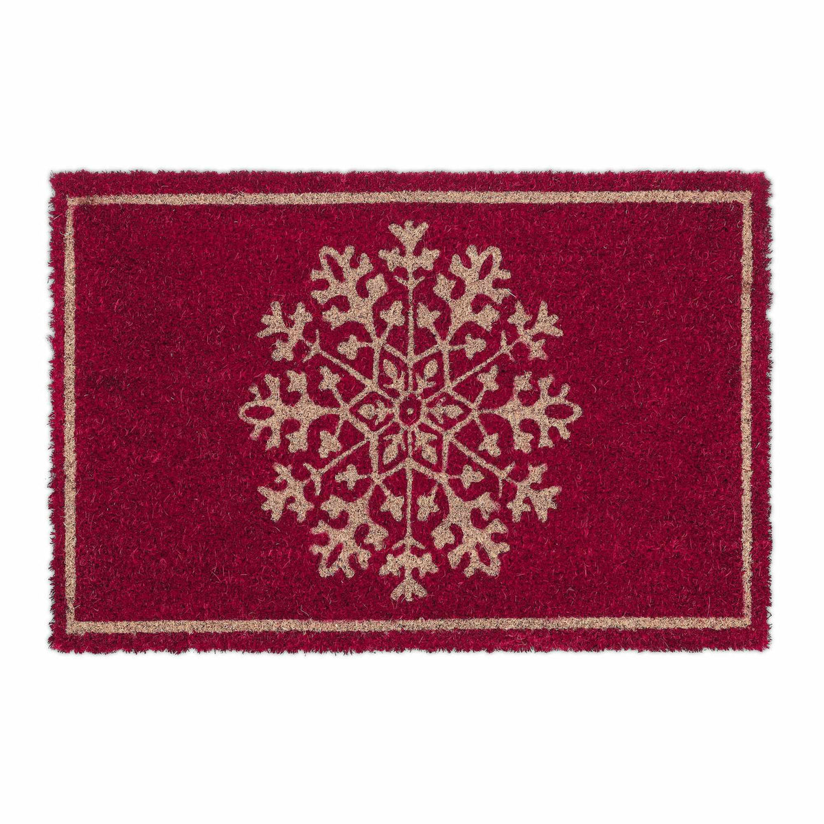Coconut doormat "Snowflake