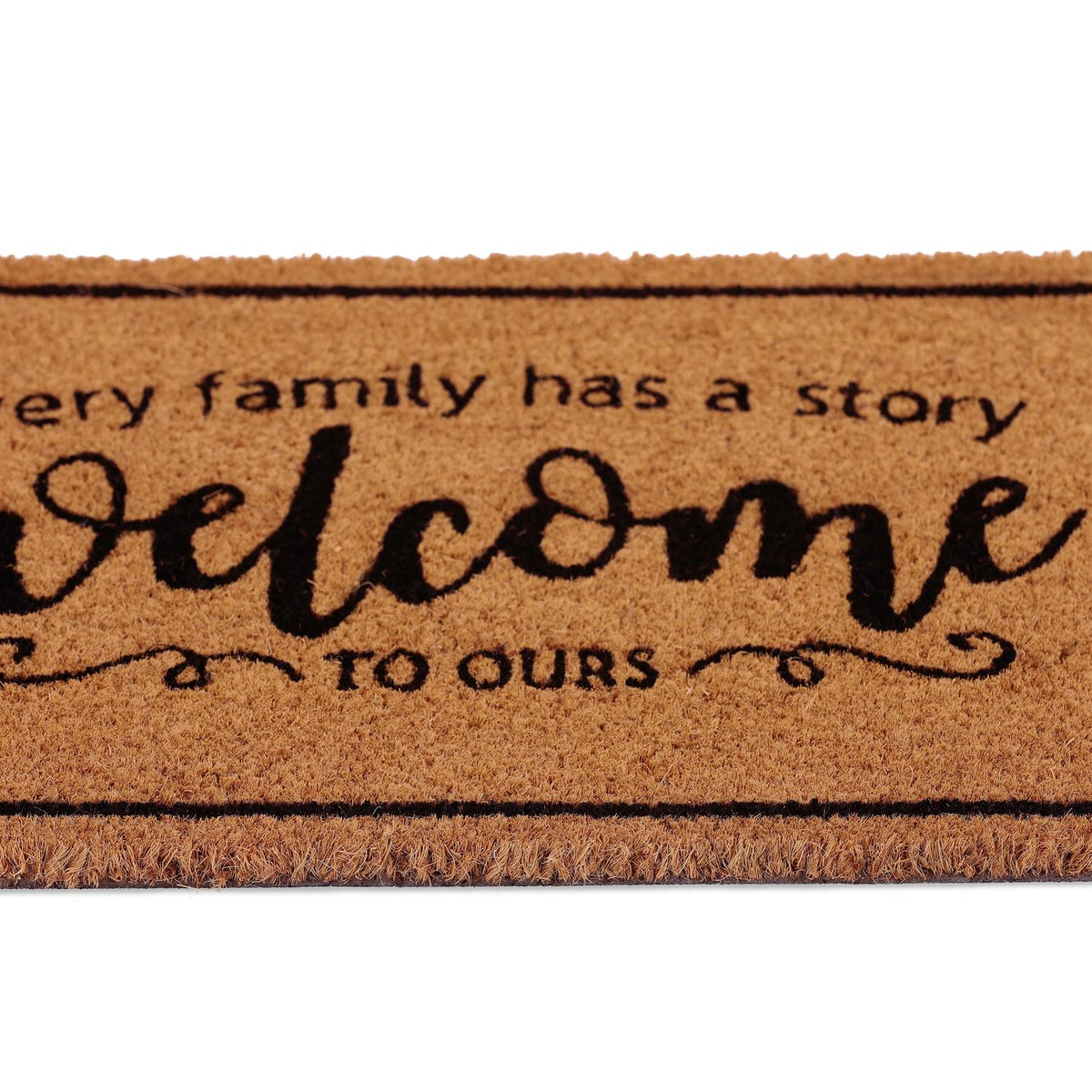 Coconut door mat Welcome