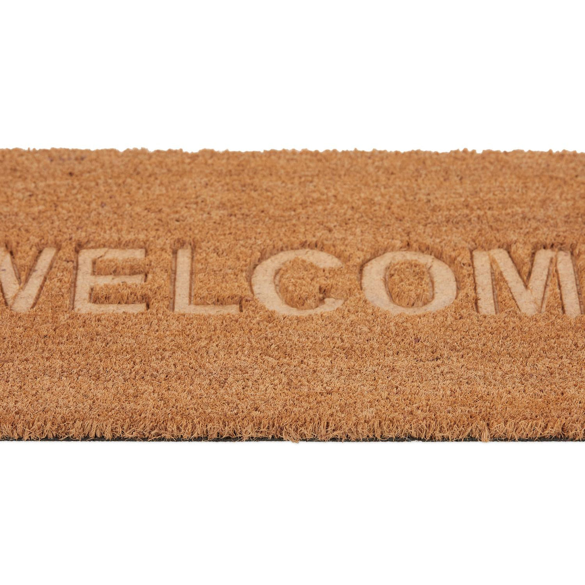Coconut door mat Welcome