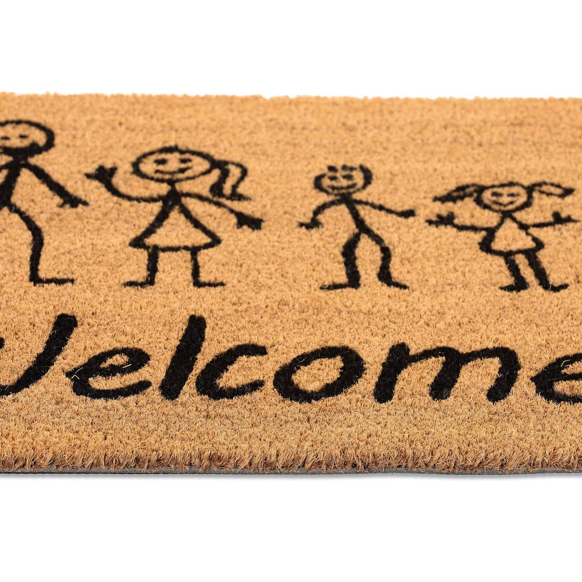 Coconut door mat Welcome