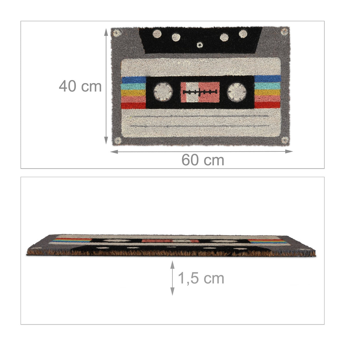 Coconut door mat cassette