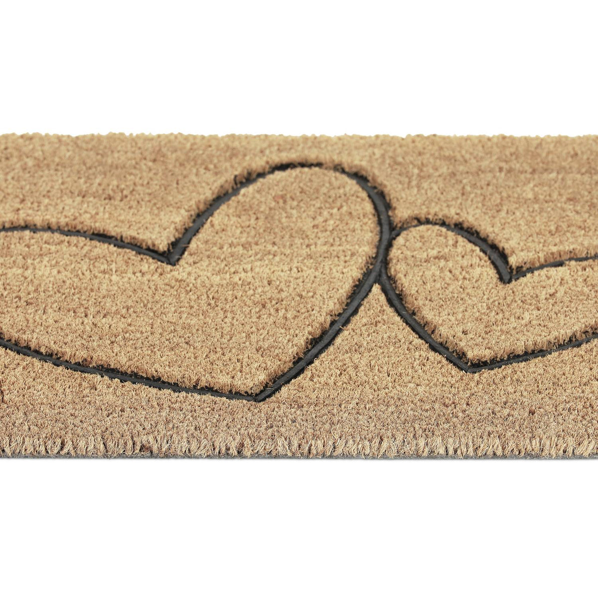 Coconut doormat hearts