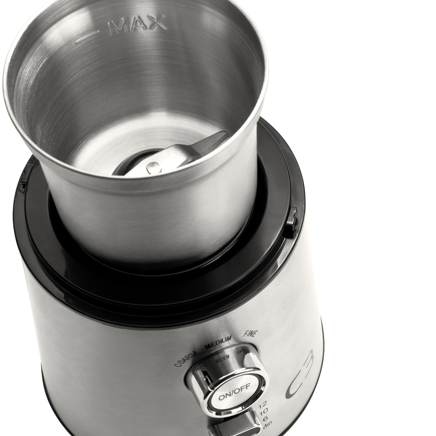 Coffee Grinder, 85g Capacity, 200W, Brushed Stainless Steel