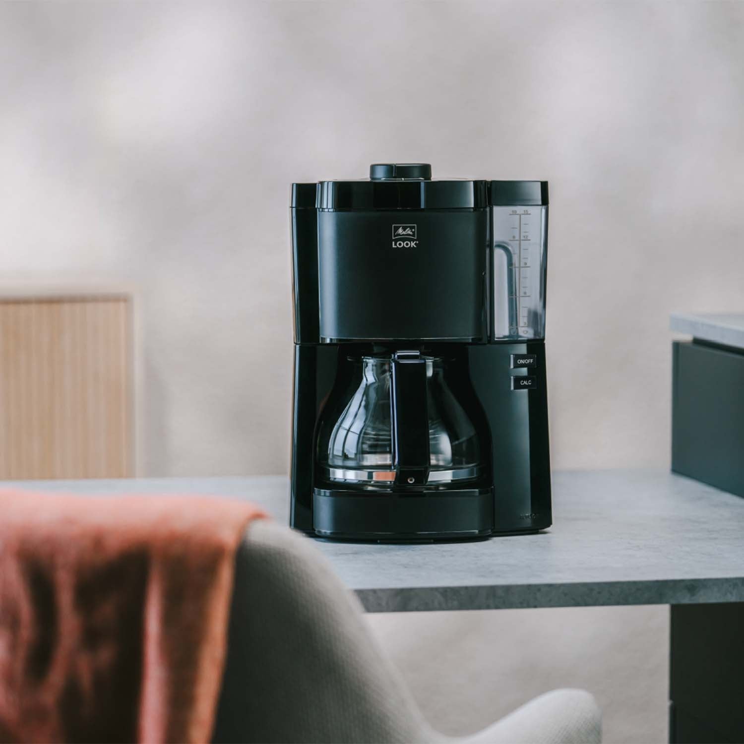Coffee Maker, 1.25L, AromaSelector, Black