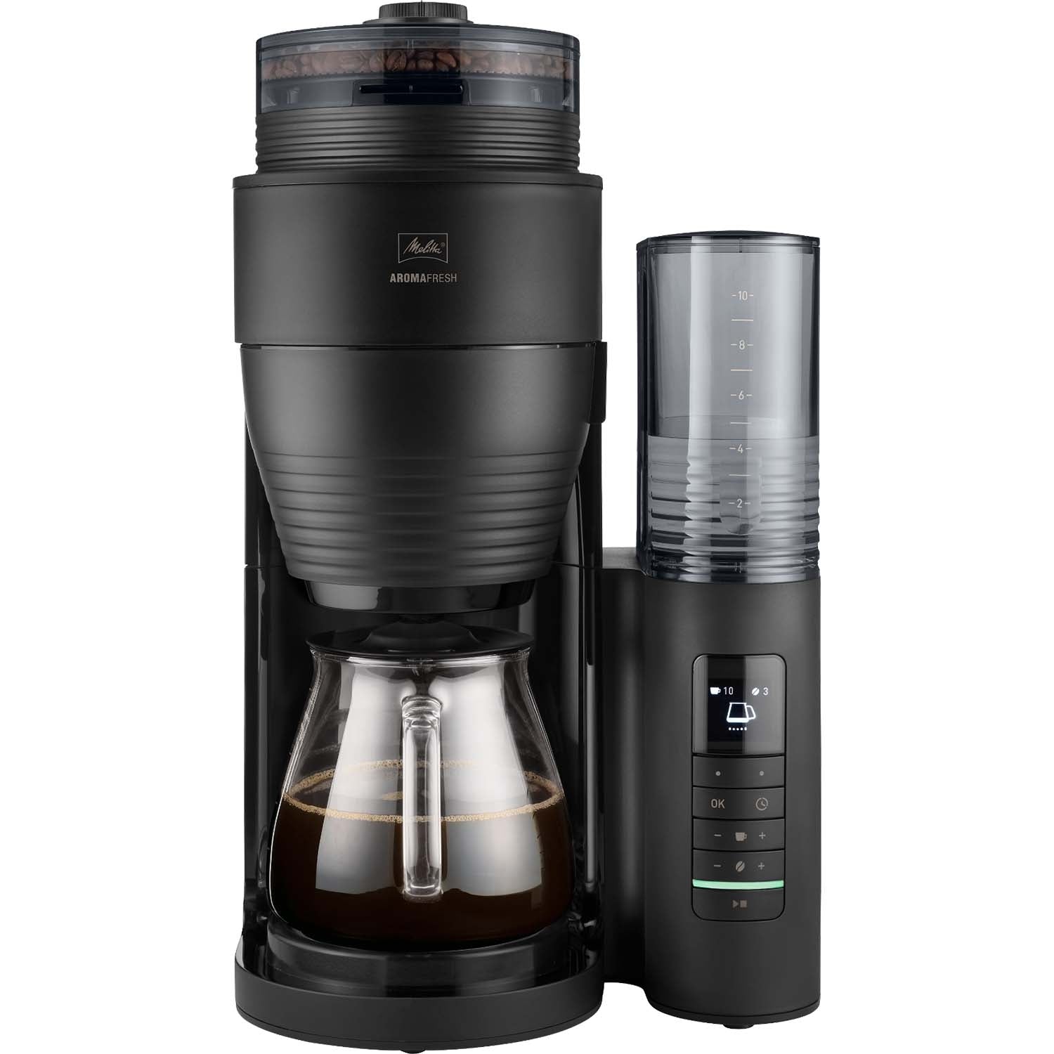 Coffee Maker, Aromafresh Glass, Black