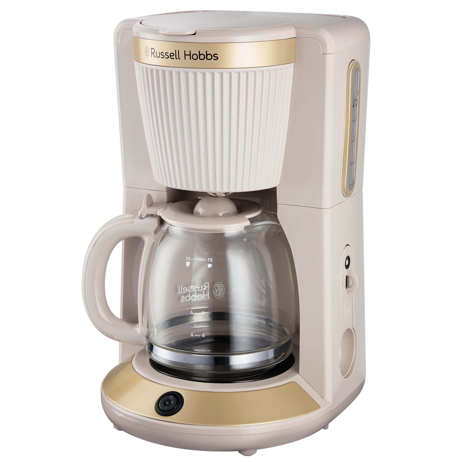 Coffee Maker, Stone-Colored, 1.25L Capacity