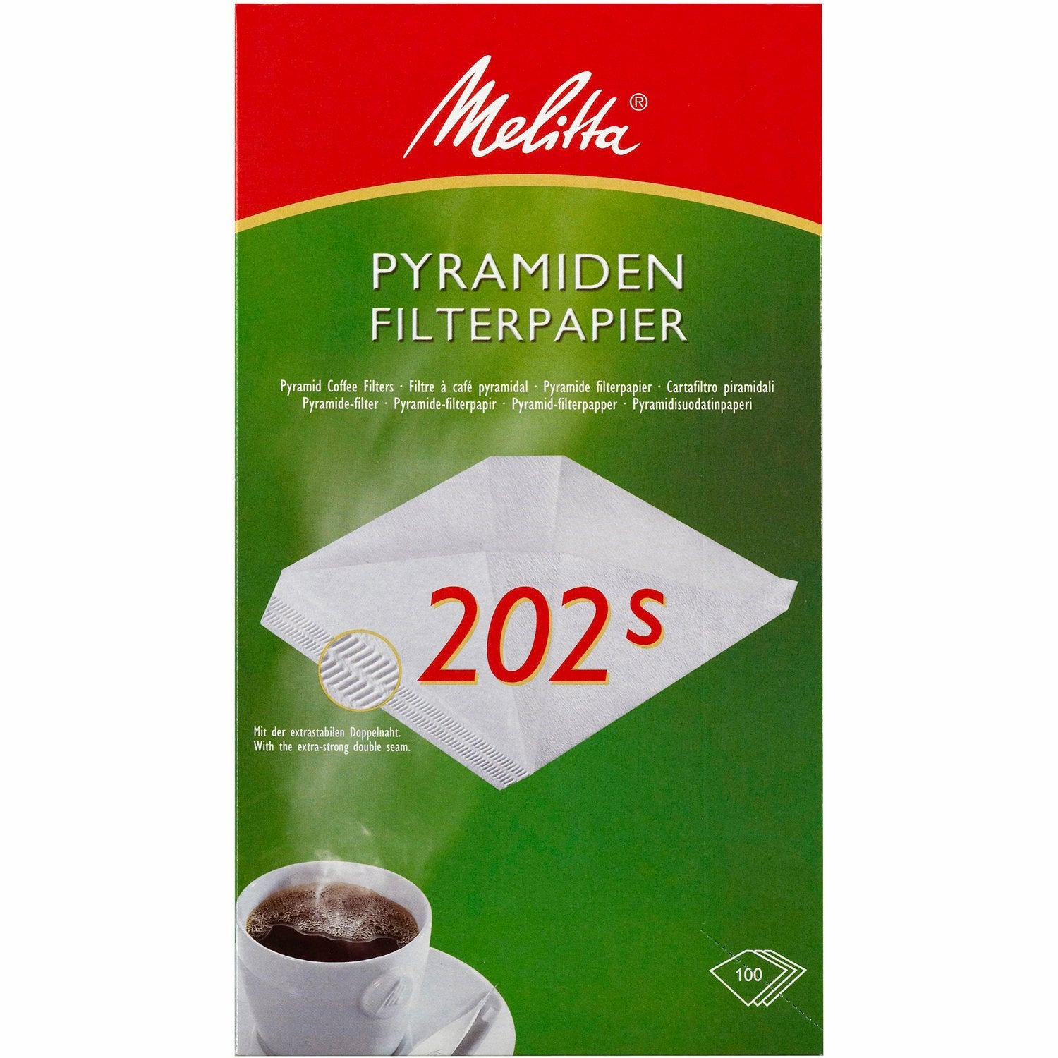 Coffee filter 202 100 pack 5dfpX100pcs