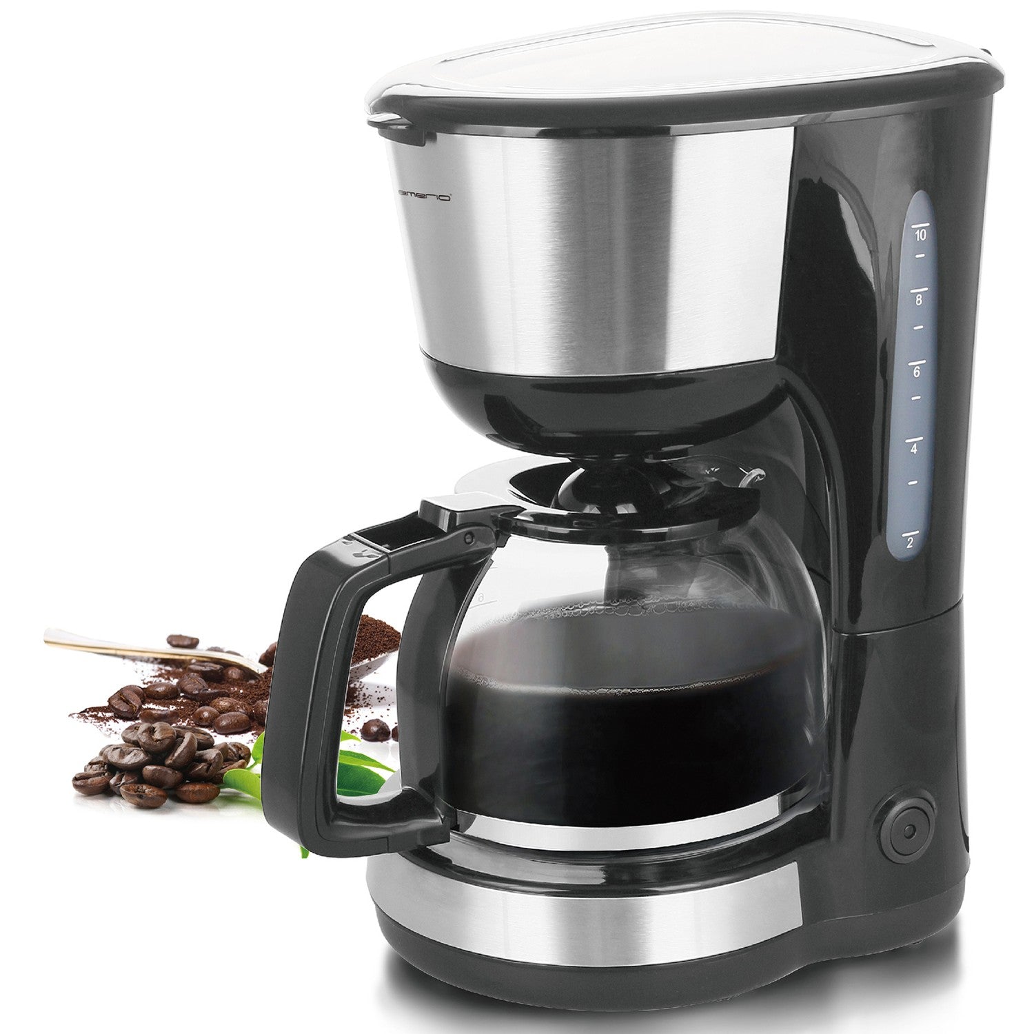 Coffee maker 1000Watt 1.25l stainless