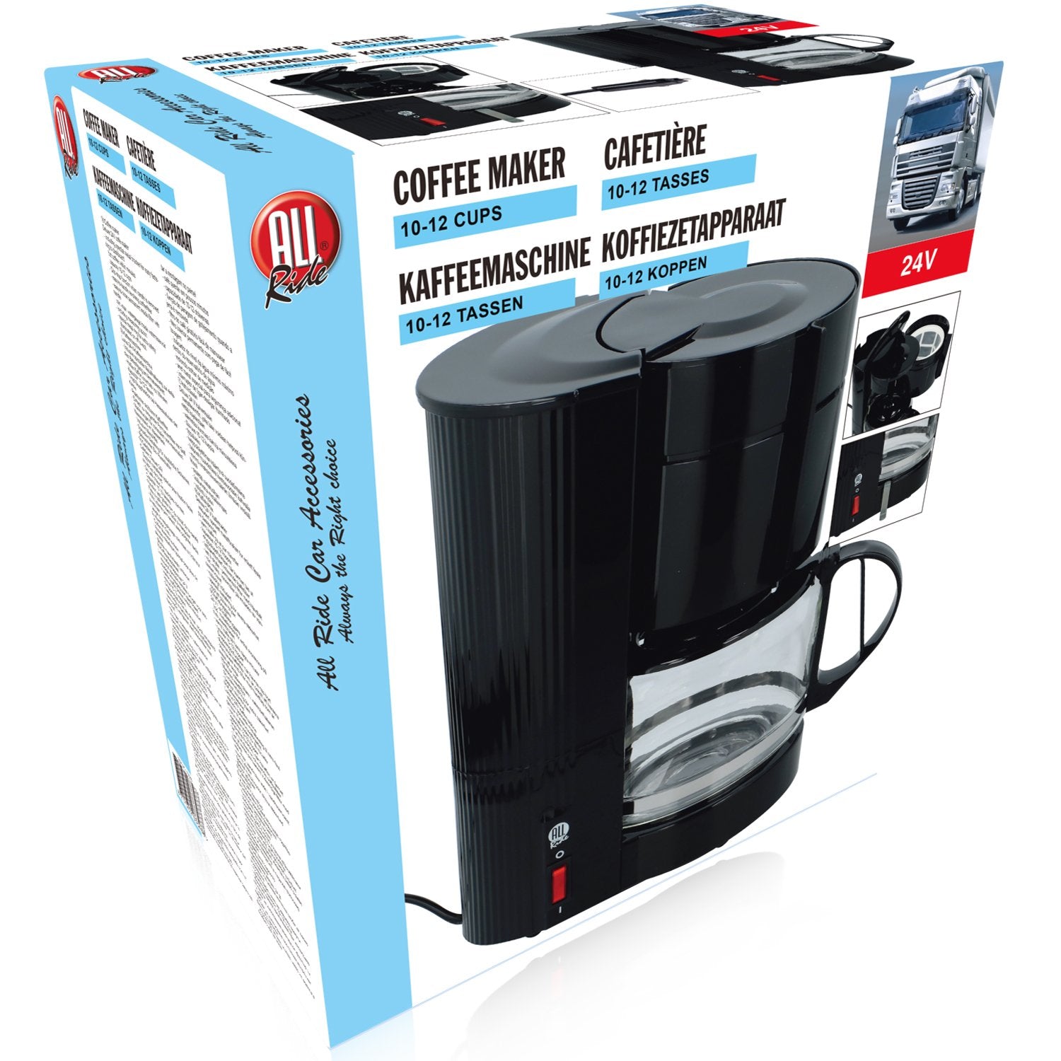 Coffee maker 10-12 Cups 300W, 24 Volt