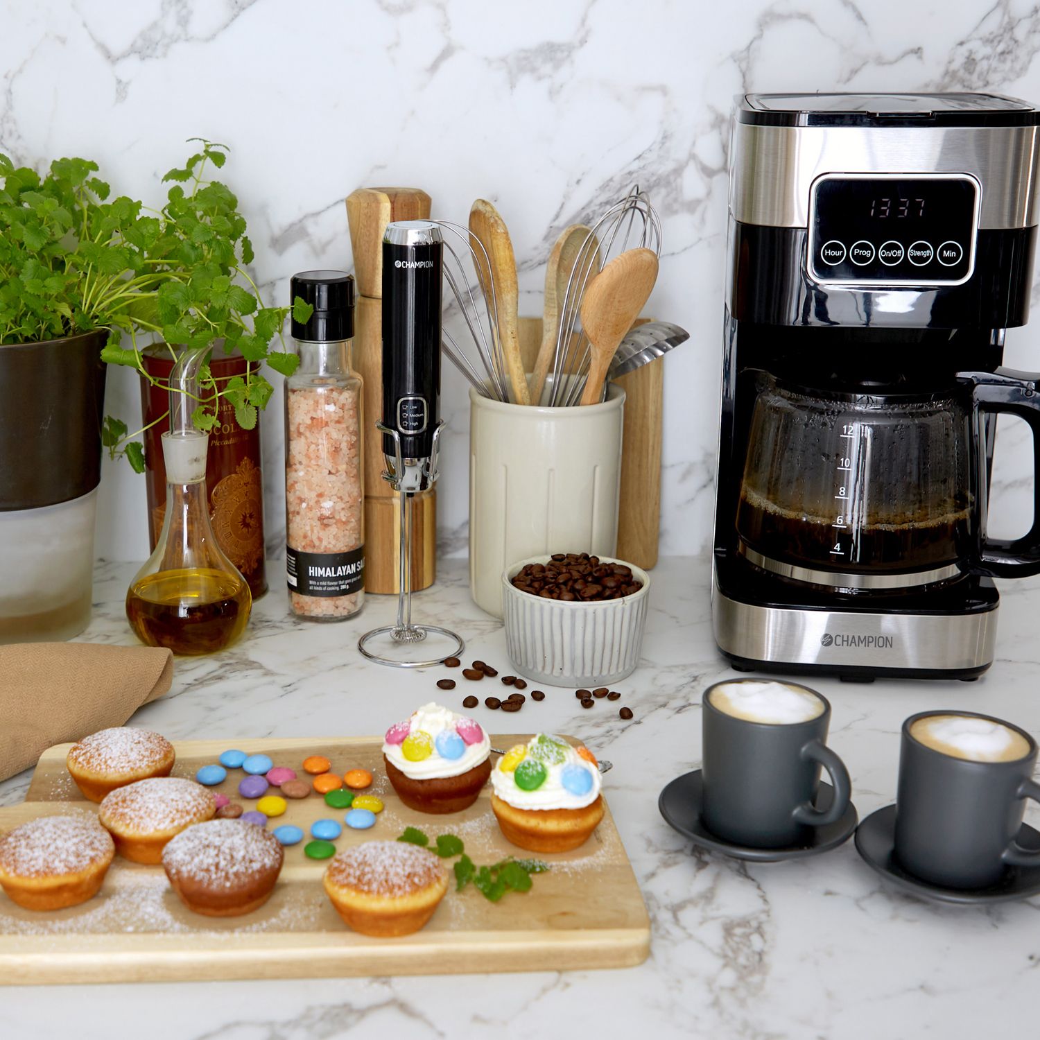 Coffee maker Digital 12-cup/1.5L KB400 Stainless