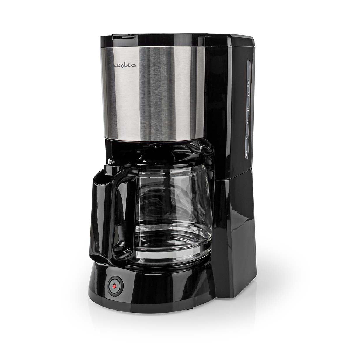 Coffee maker | Filter coffee | 1.5 l | 12 Cups | Keep warm function | Silver / Black