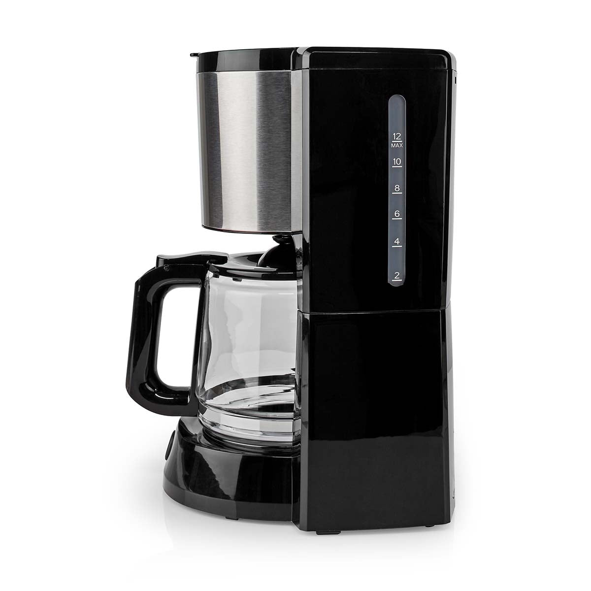 Coffee maker | Filter coffee | 1.5 l | 12 Cups | Keep warm function | Silver / Black
