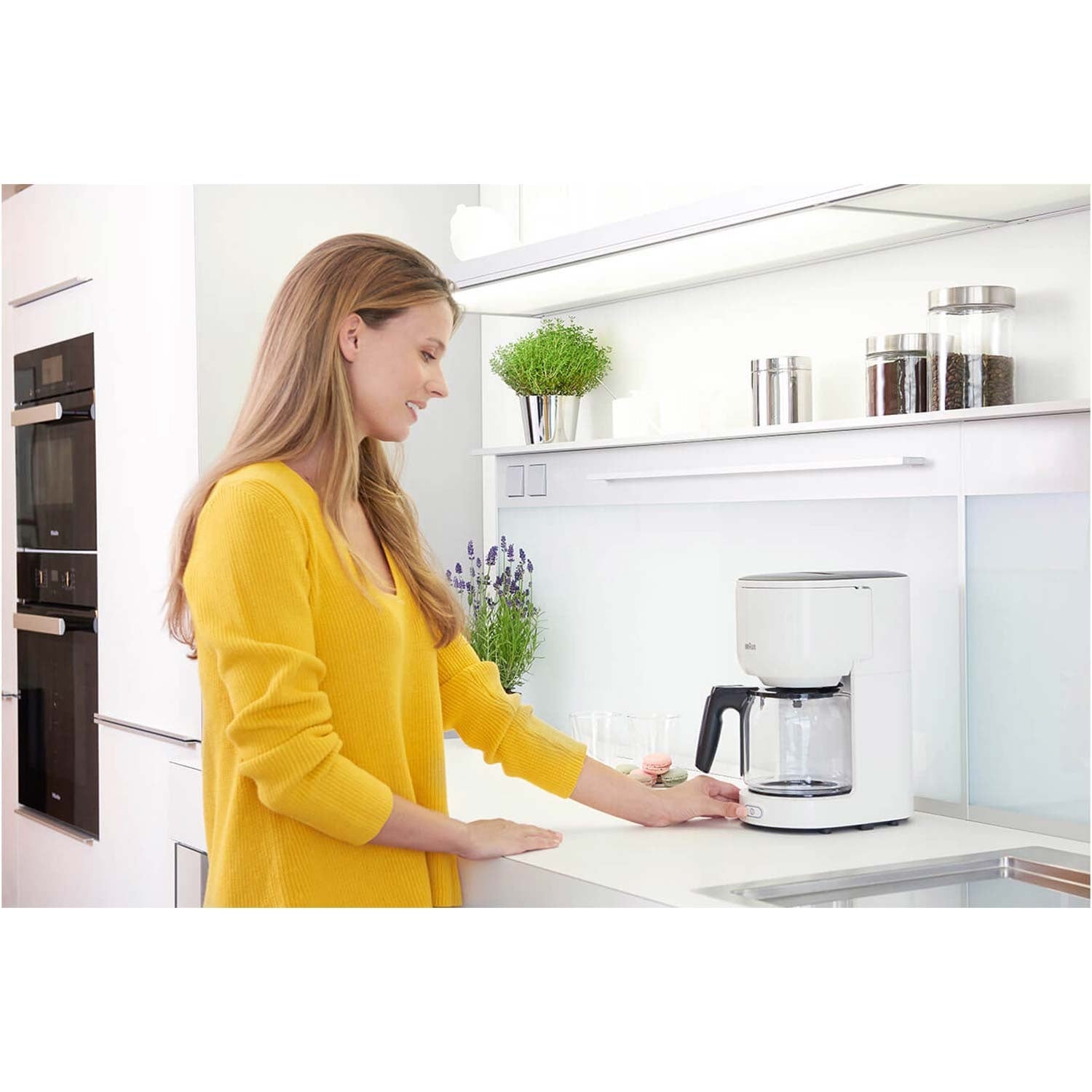 Coffee maker KF3100WH PurEase 10 Cups 1000W