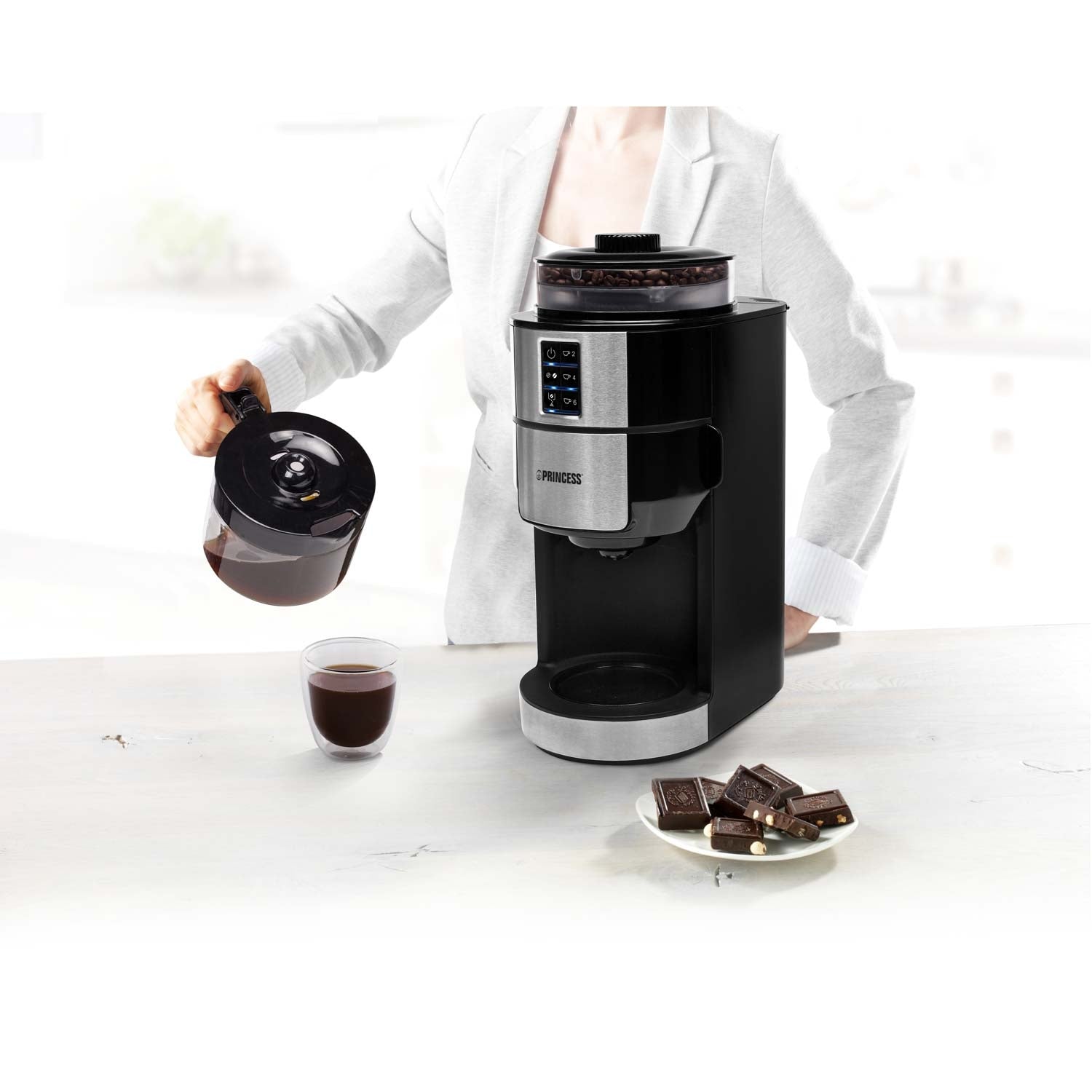 Coffee maker Kompakt Grind & Brew Deluxe 249408