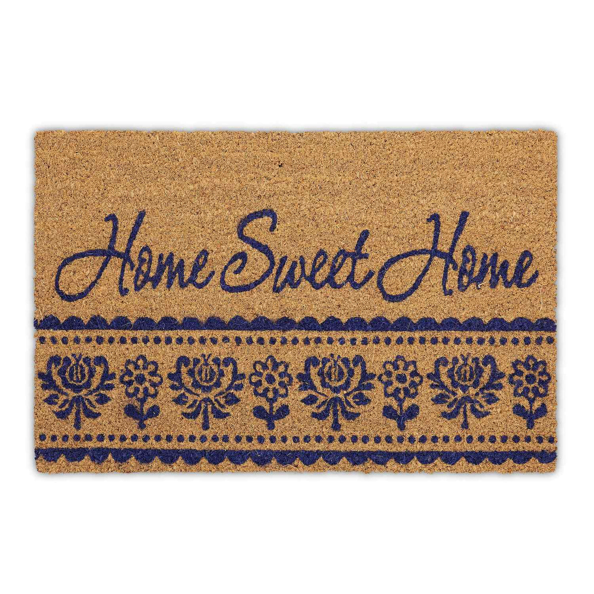 Coir Doormat with Slip-Resistant PVC Backing