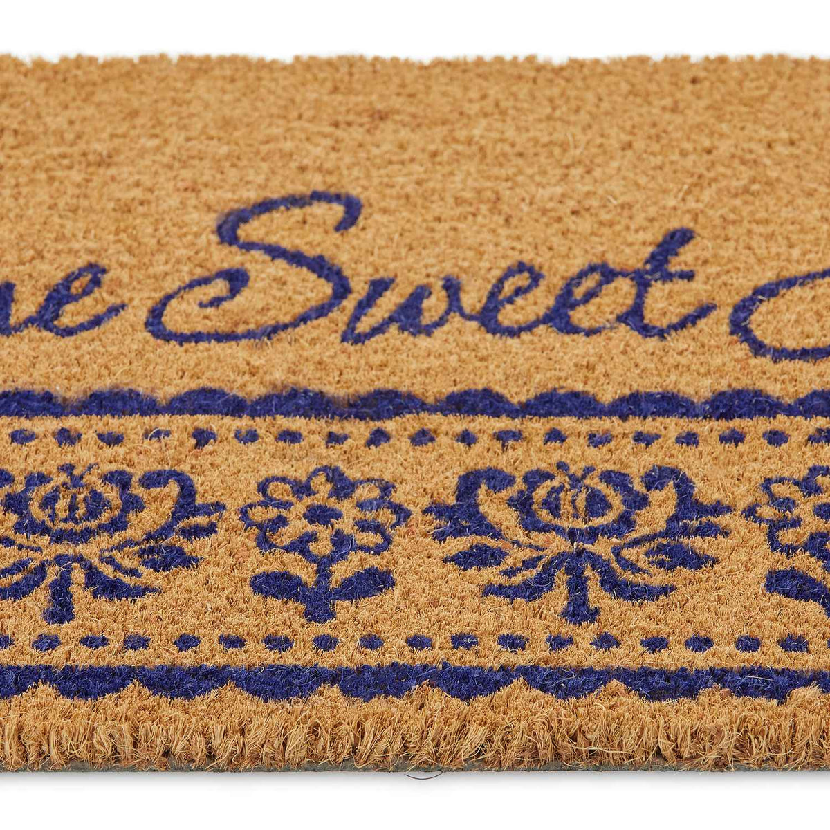 Coir Doormat with Slip-Resistant PVC Backing