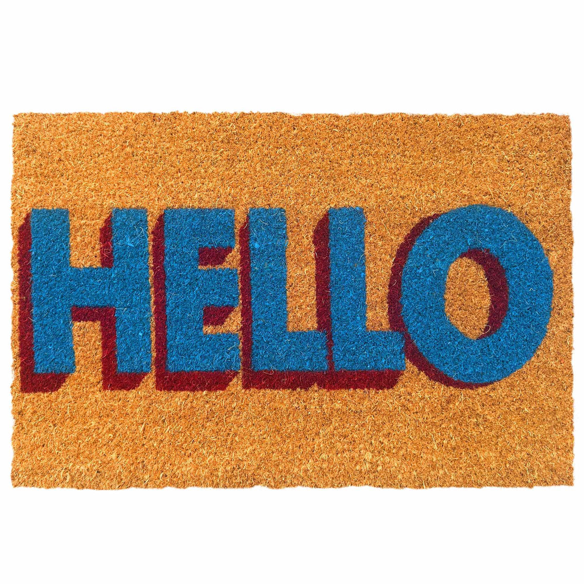 Coir Welcome Doormat, Non-Slip, 60x40 cm, Indoor/Outdoor