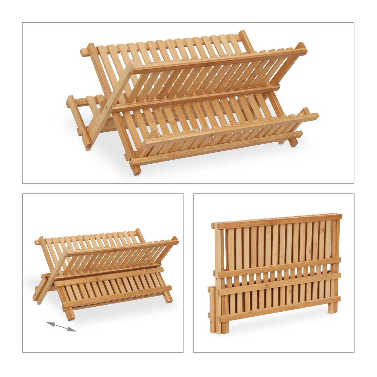 Collapsible bamboo drain pipe