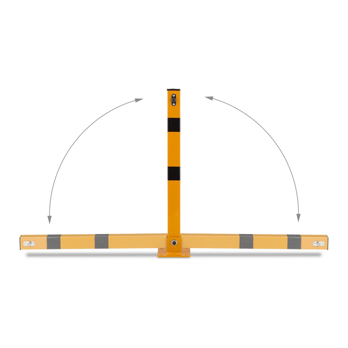 Collapsible barrier post