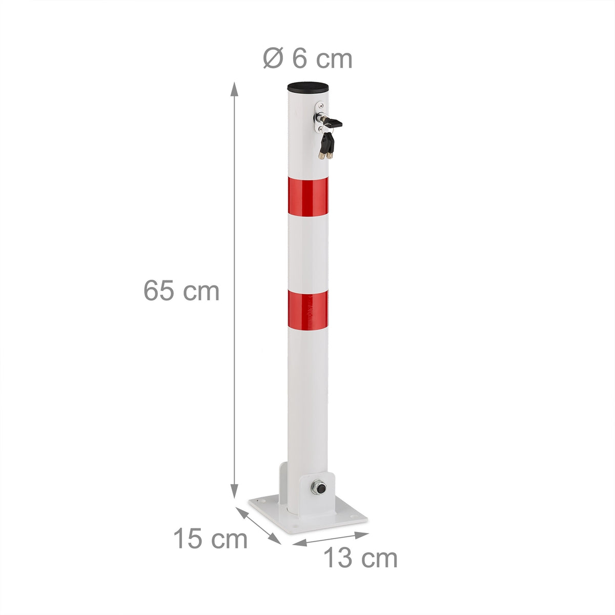 Collapsible barrier post