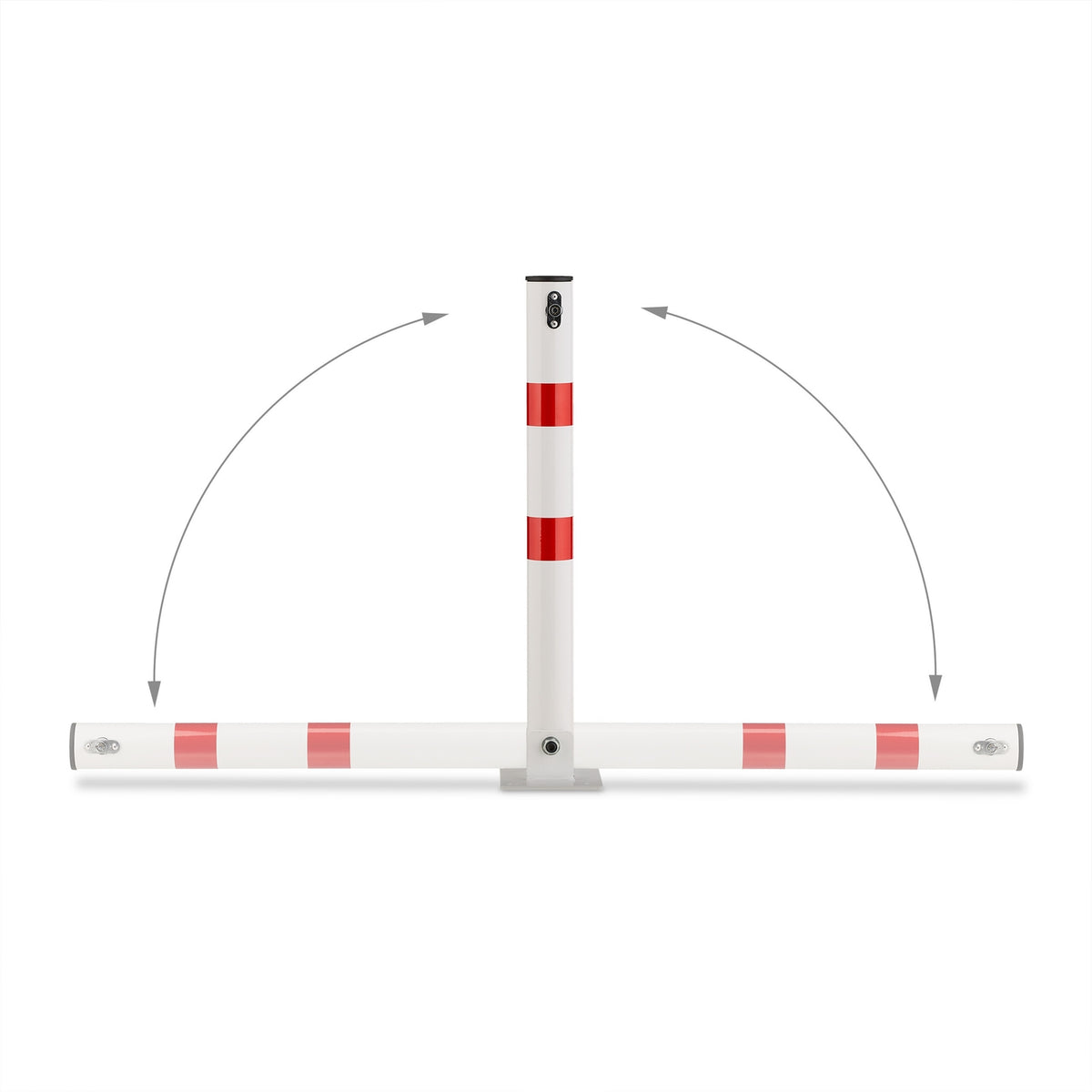 Collapsible barrier post