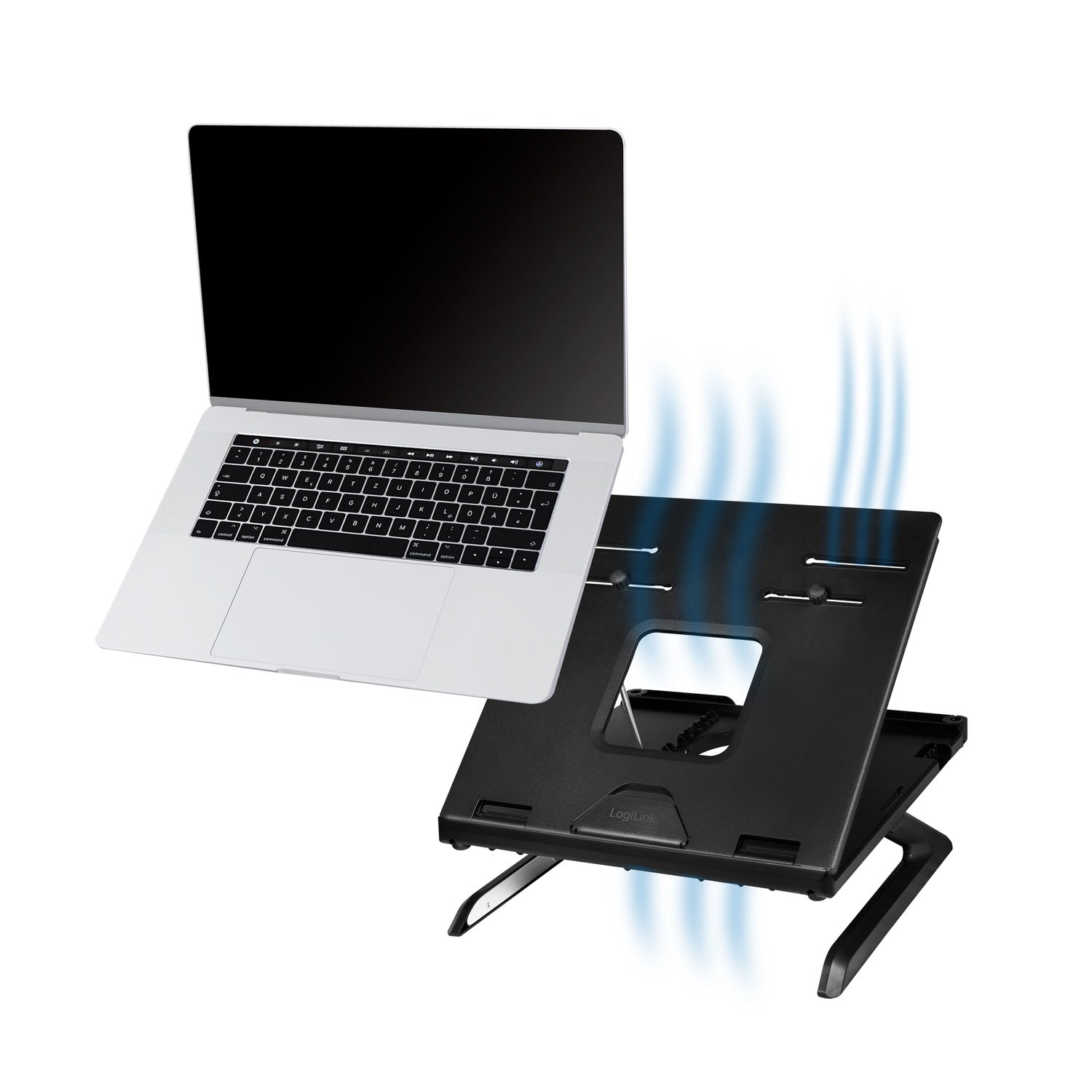 Collapsible laptop stand and height adjustable Sv
