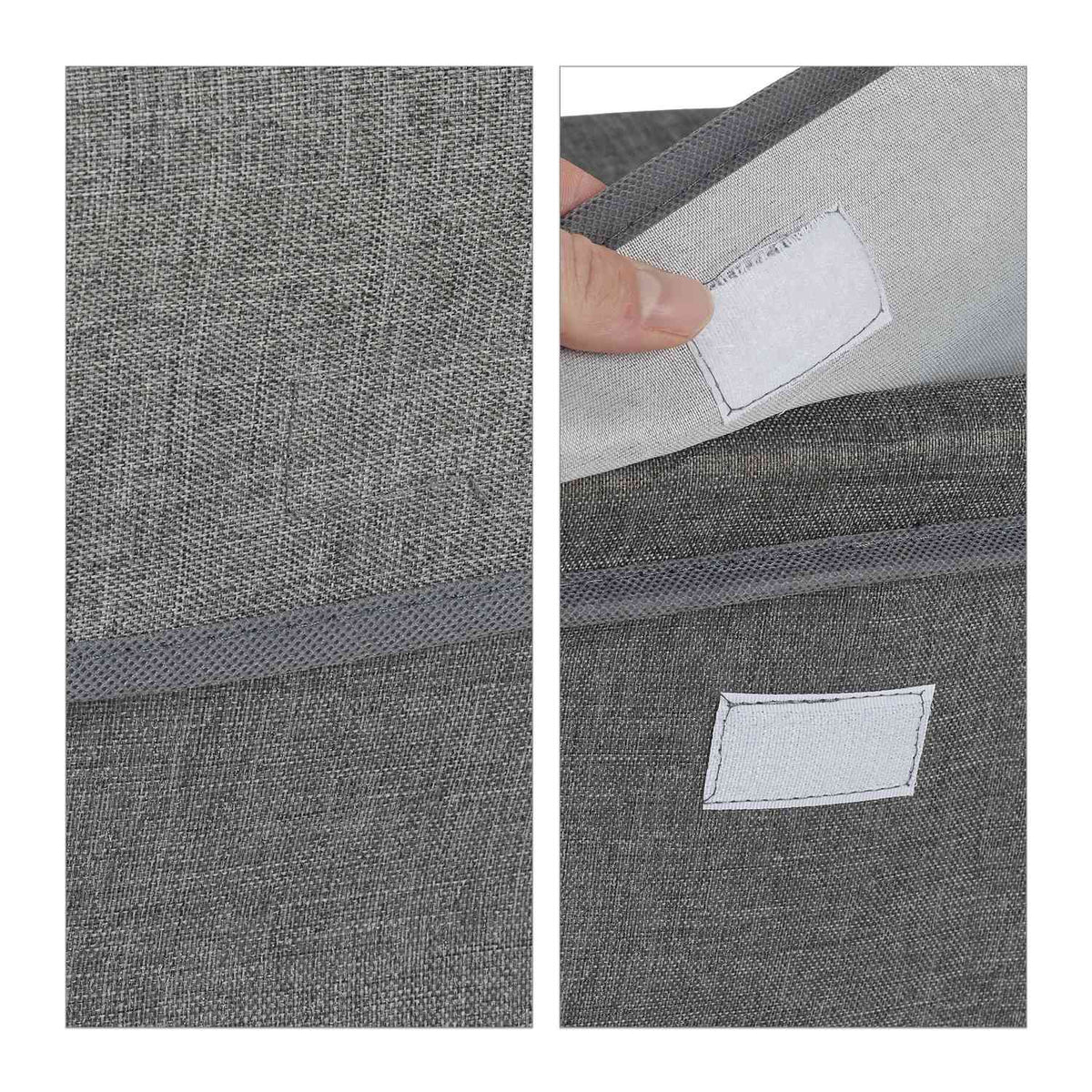 Collapsible laundry basket with lid