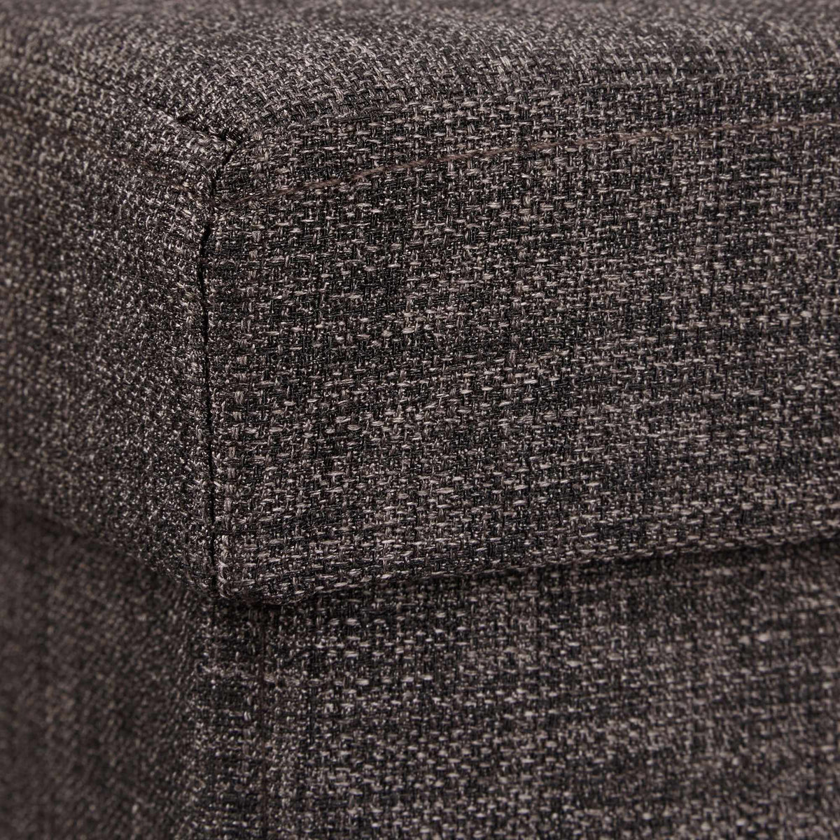 Collapsible stool with linen fabric storage