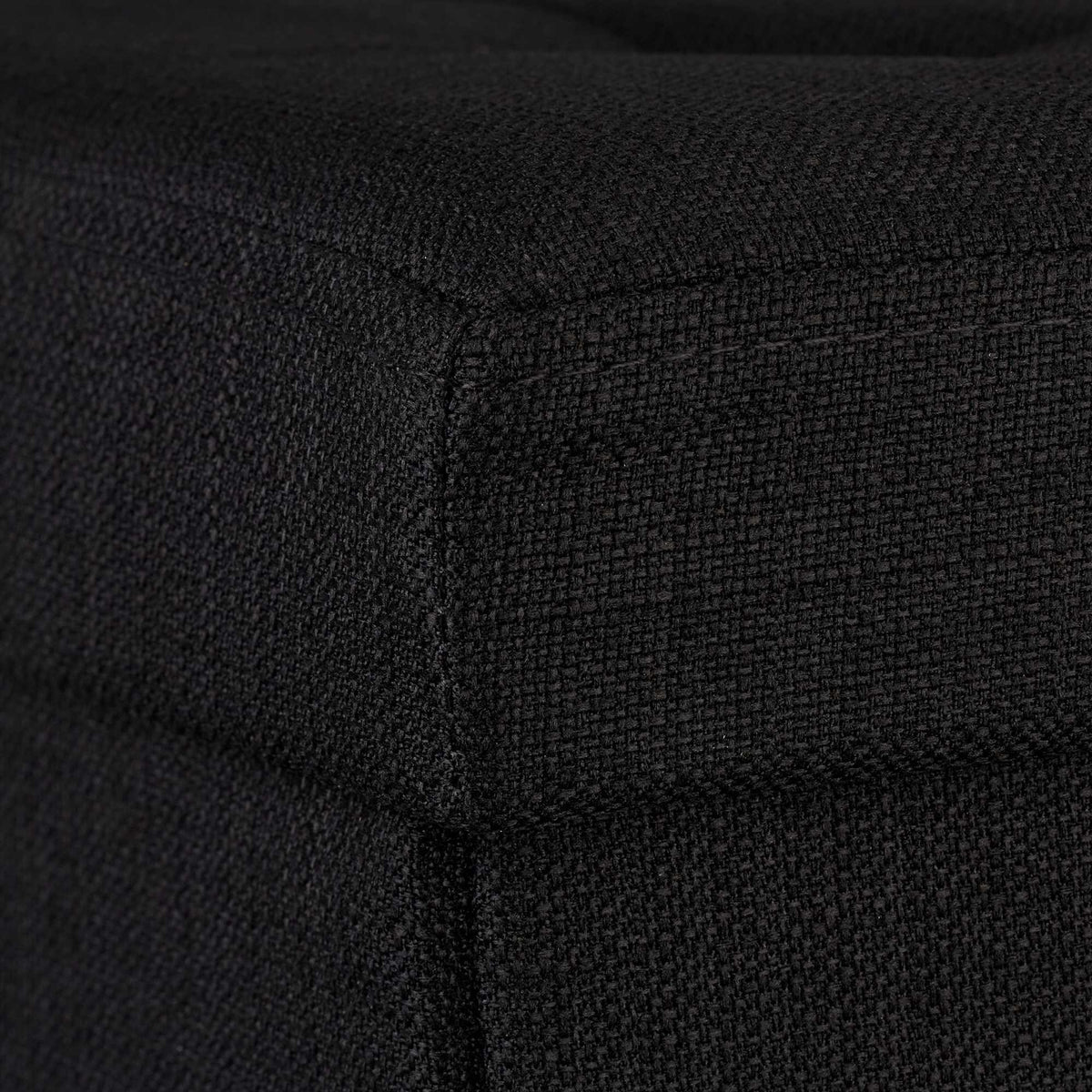Collapsible stool with linen fabric storage