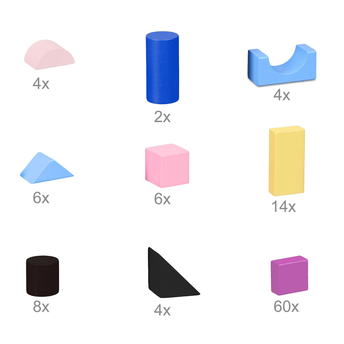 Colorful building blocks in sets