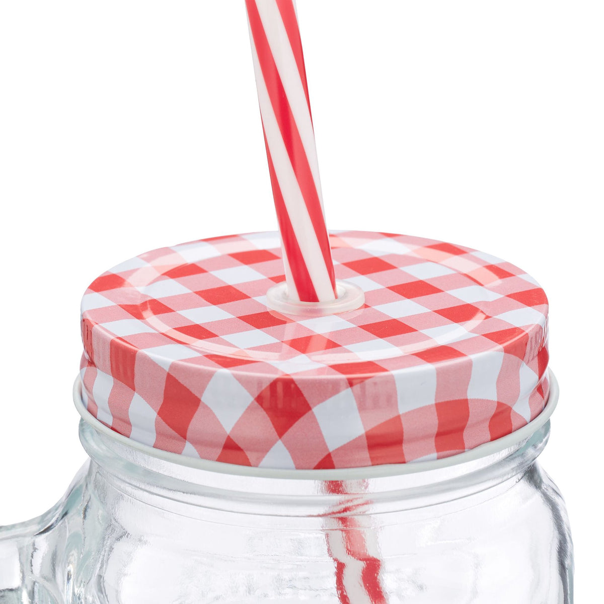 Colorful drinking glasses with lids set of 4