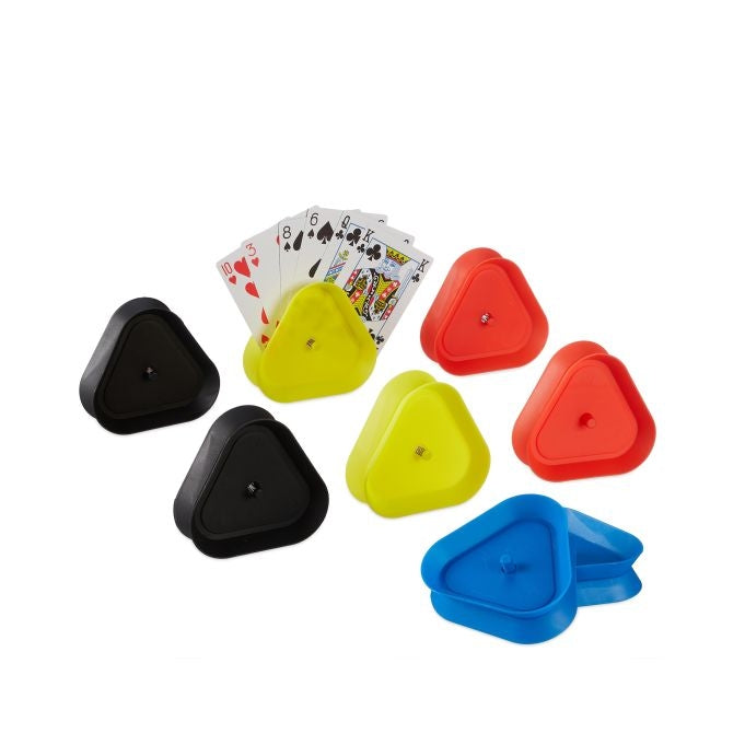 Colorful holder for playing cards - set of 8