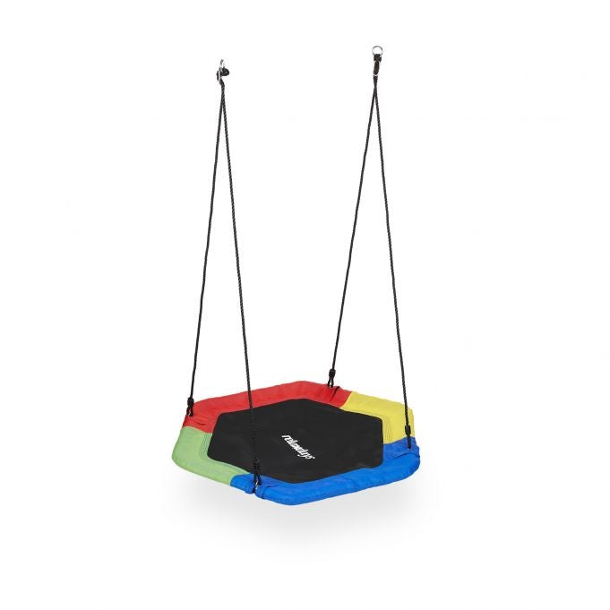 Colorful swing with nest