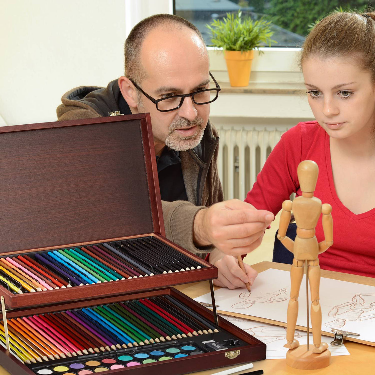 Coloring case deluxe for adults