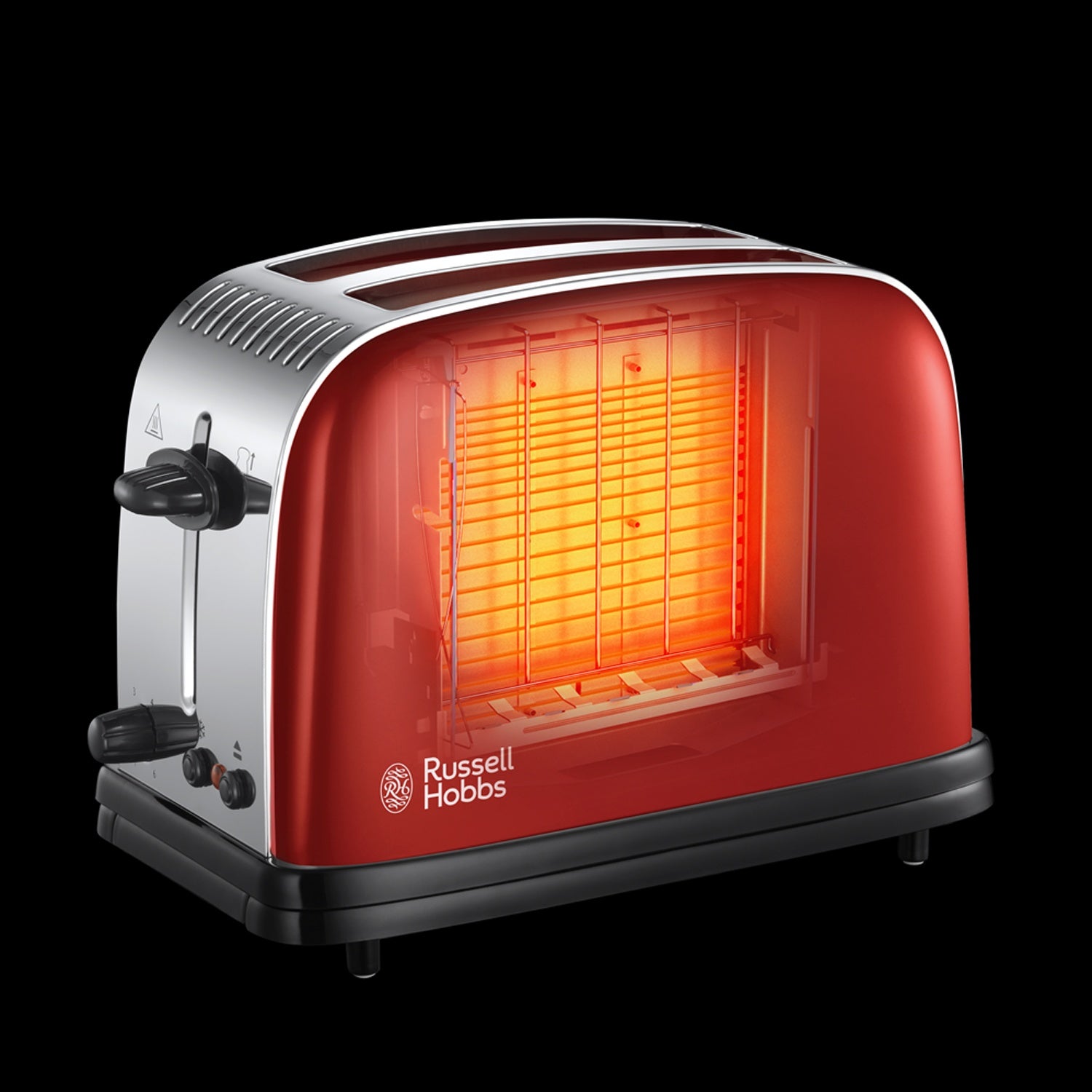 Colors Red 2 Slice Toaster