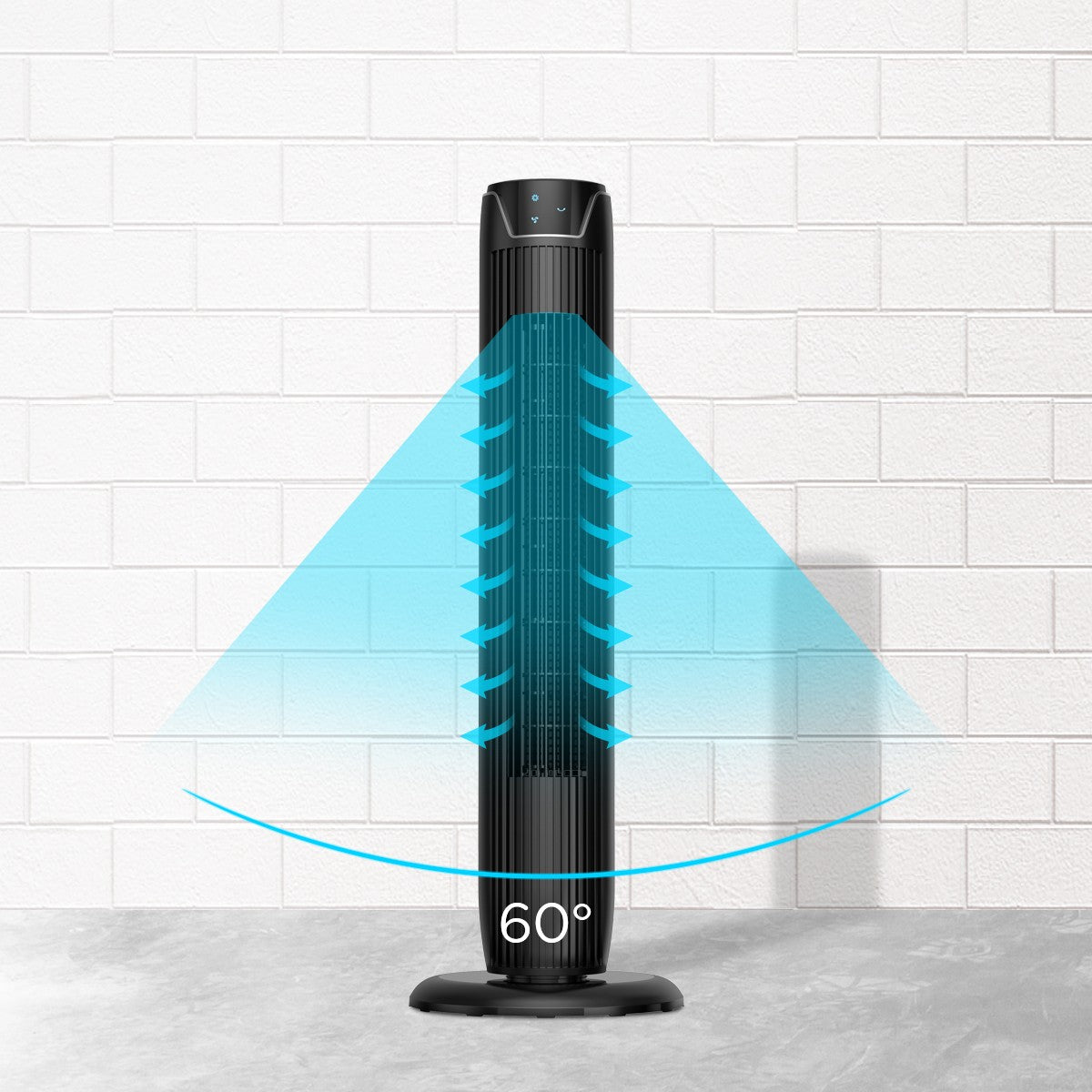 Column fan 3 Speeds 91.8cm Incl. Remote control