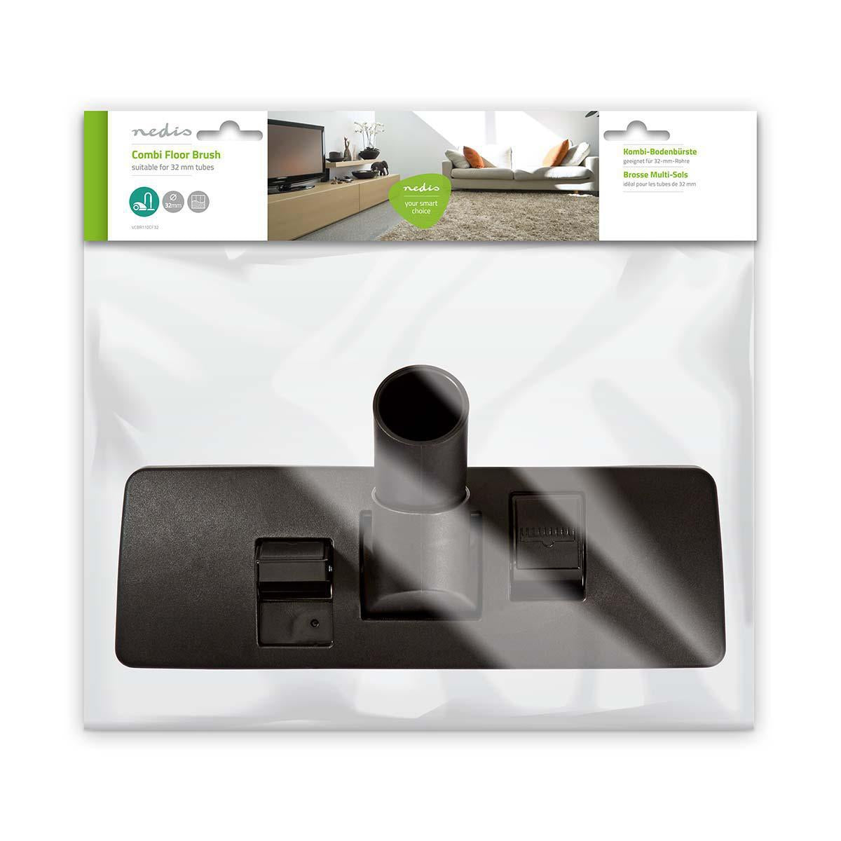 Combi Floor brush | Plastic | Universally applicable | 32 mm