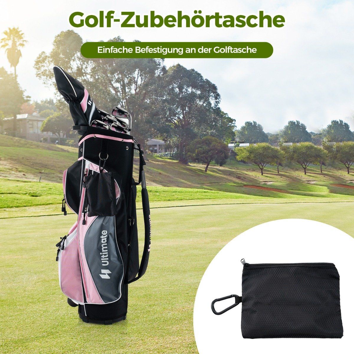 Complete Golf Gift Set for Women Golf Accessories Set of 3 Golf Balls Golf Gift in Gift Box