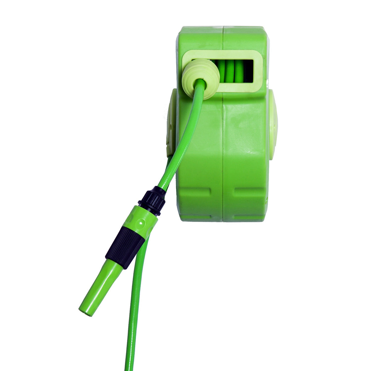 Compressed Air Hose Reel 10+1M Automatic Hose Reel, 180° Swivel, For Garden & Workshop, Green