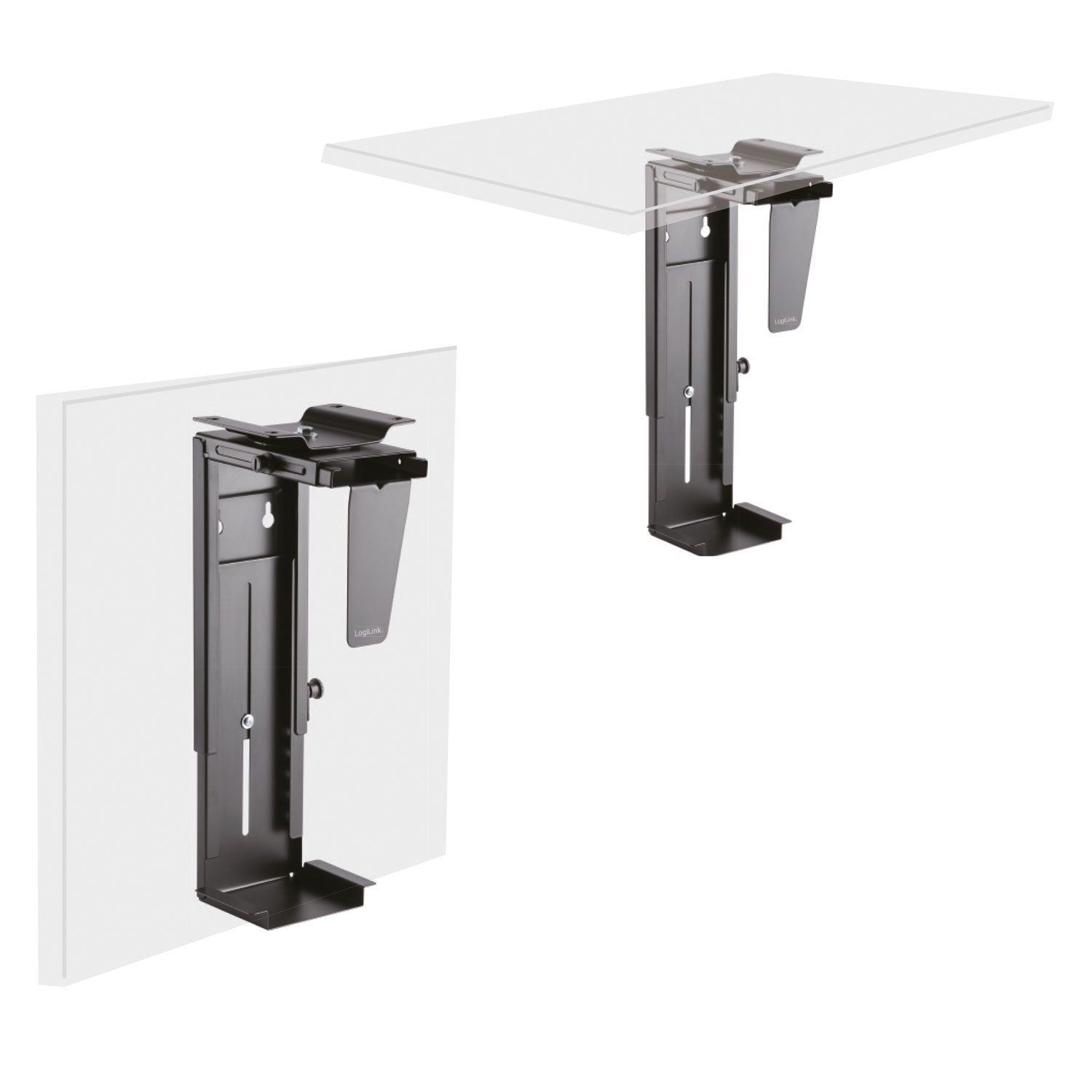 Computer holder Table/wall adjustable