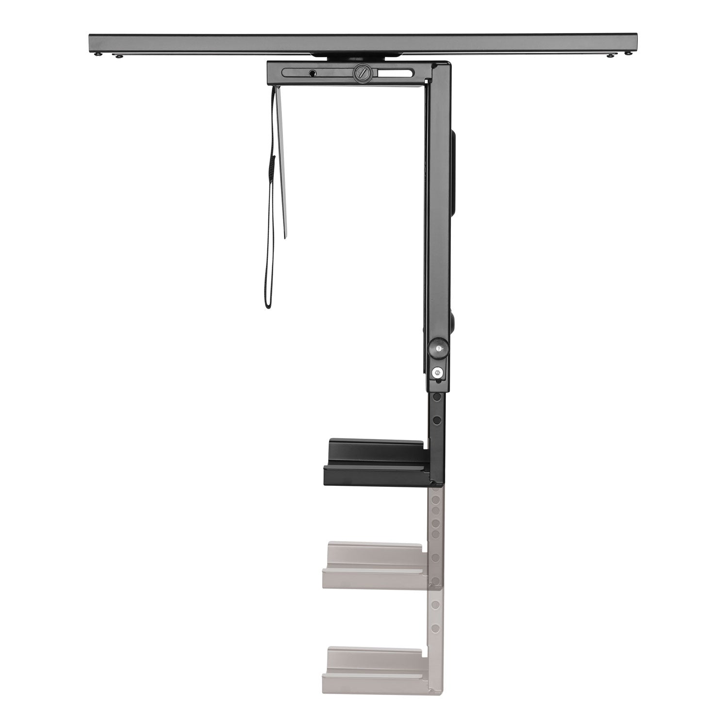 Computer holder for table adjustable