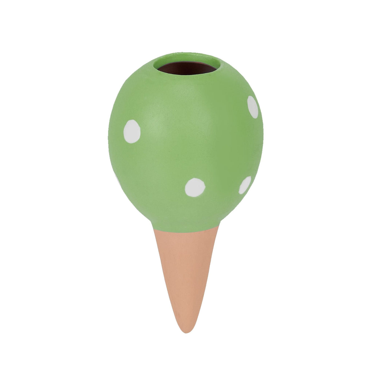 Cone of green clay, set of 4