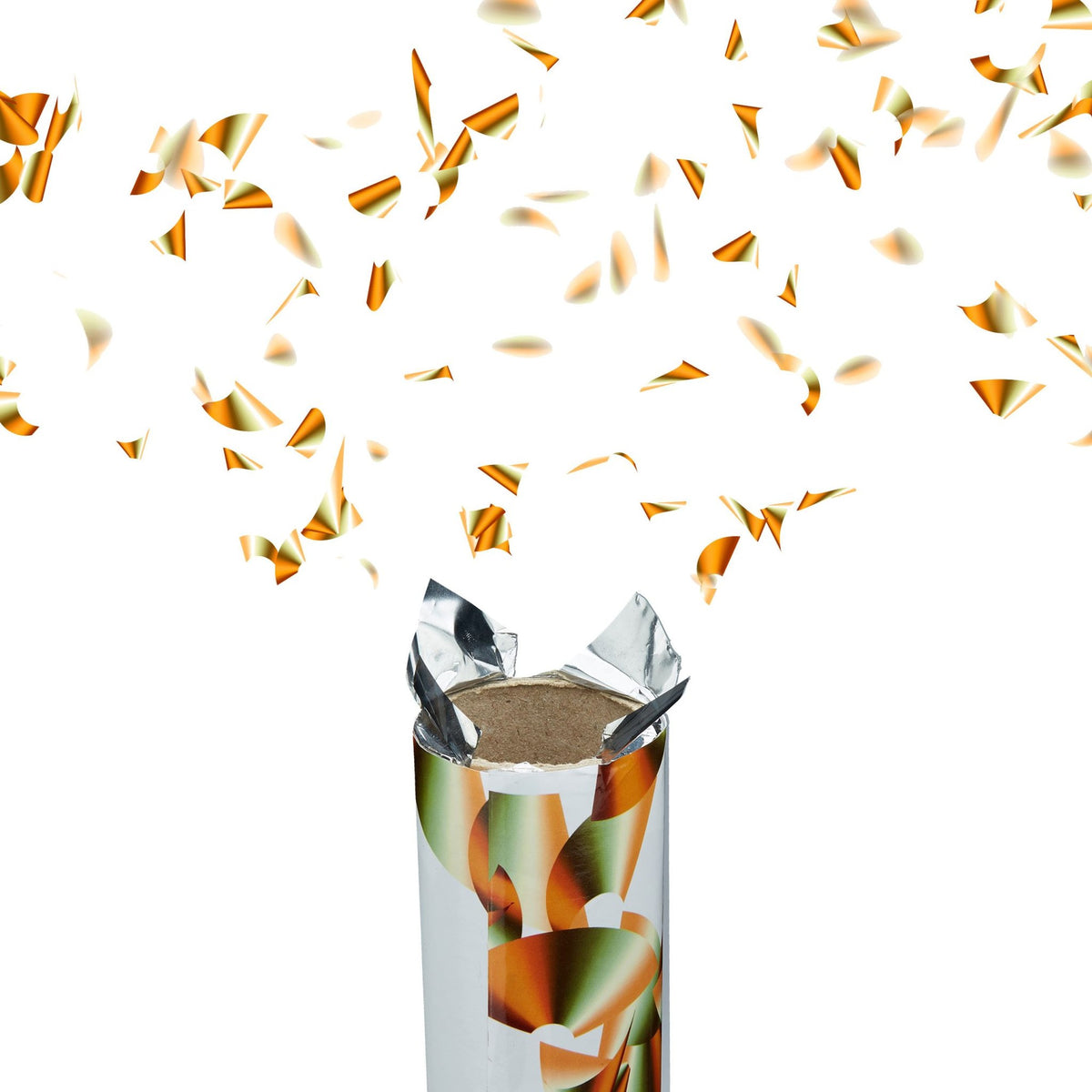 Confetti cannon 80 cm gold